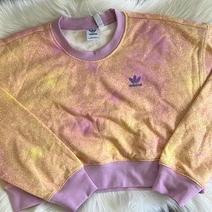 Adidas Cropped Crew Neck Sweatshirt